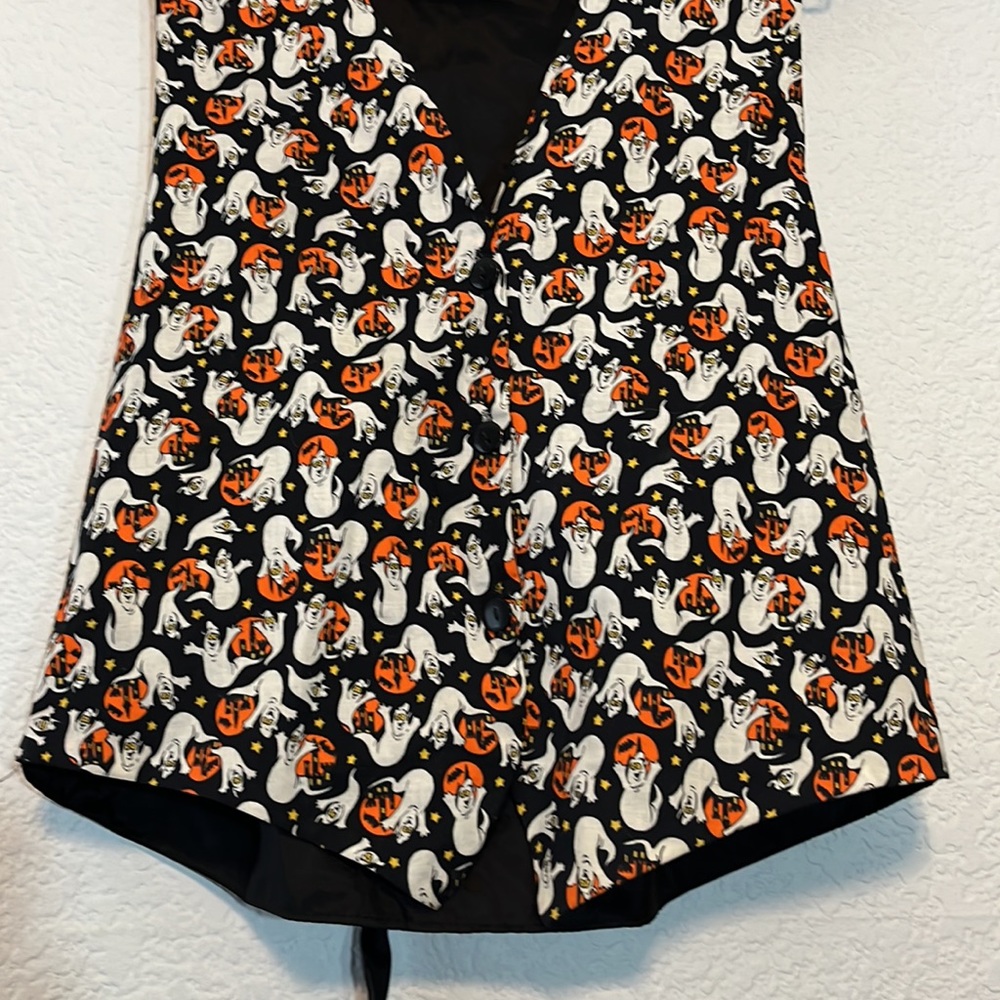 Vintage Capelli Halloween Ghosts Vest - Picture 3 of 9